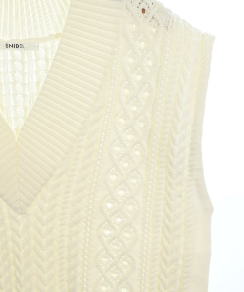 SNIDEL（スナイデル）ベスト/ノースリーブ 白 サイズ:F レディース/2200611523037