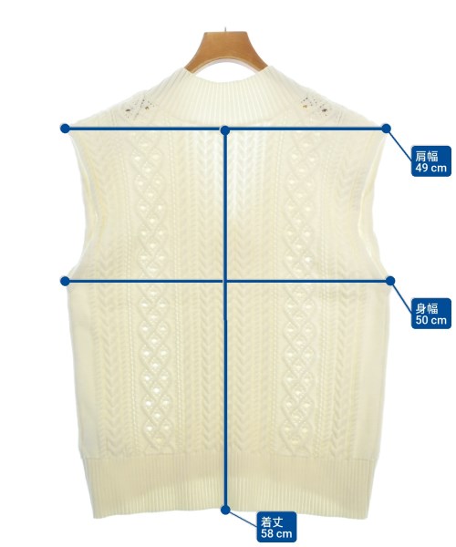 SNIDEL（スナイデル）ベスト/ノースリーブ 白 サイズ:F レディース/2200611523037