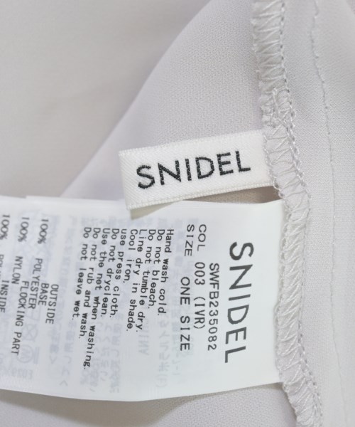 SNIDEL（スナイデル）ブラウス 白 サイズ:ONE レディース/2200615512037