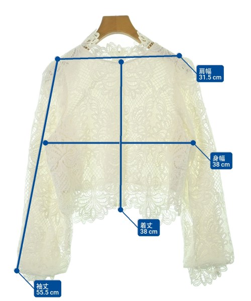 SNIDEL（スナイデル）ブラウス 白 サイズ:ONE レディース/2200668239059