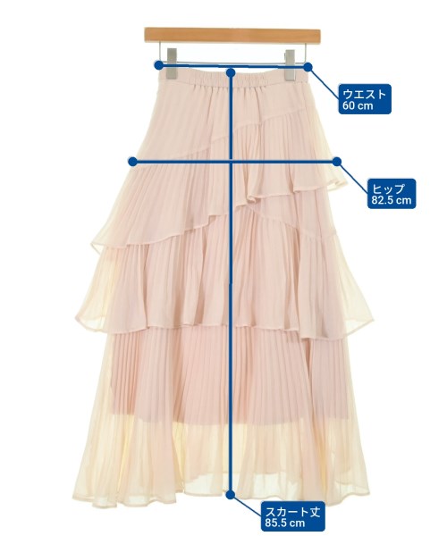 SNIDEL（スナイデル）ロング・マキシ丈スカート ピンク サイズ:0(S位) レディース/2200673125057