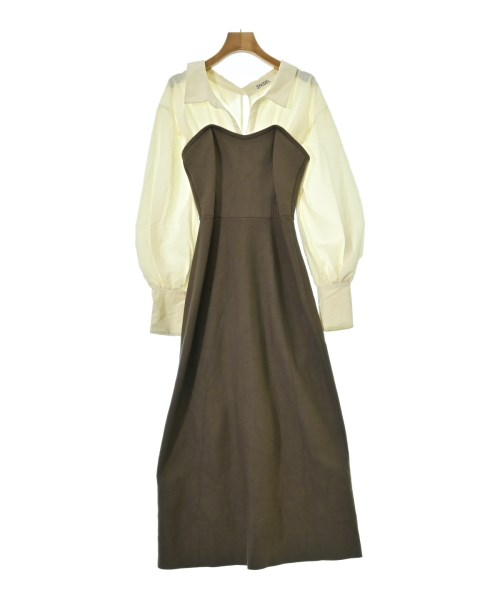 SNIDEL(スナイデル)ワンピース 茶 サイズ:1(M位)/2200670081028