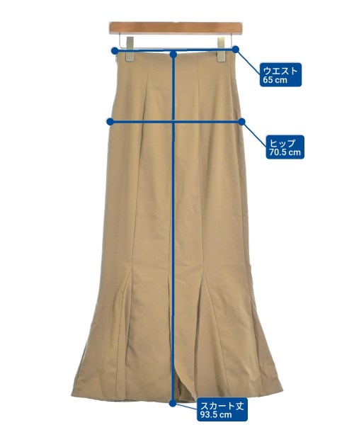 SNIDEL（スナイデル）ロング・マキシ丈スカート ベージュ サイズ:0(S位) レディース/2200670306282