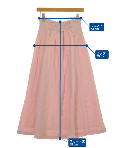 SNIDEL（スナイデル）ロング・マキシ丈スカート ピンク サイズ:0(S位) レディース/2200674158030