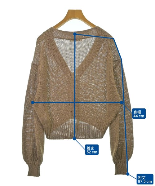 SNIDEL（スナイデル）カーディガン 茶 サイズ:F レディース/2200675255011