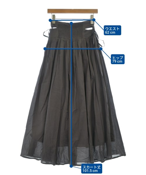 SNIDEL（スナイデル）ロング・マキシ丈スカート グレー サイズ:0(S位) レディース/2200676975031