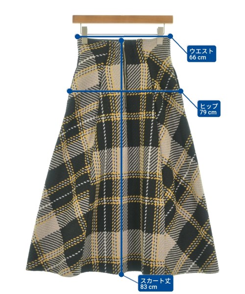 SNIDEL（スナイデル）ロング・マキシ丈スカート 黒 サイズ:1(M位) レディース/2200671486082