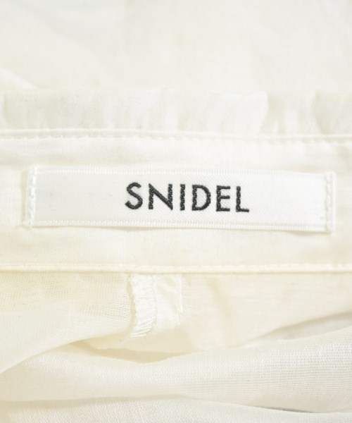 SNIDEL（スナイデル）ワンピース 白 サイズ:1(M位) レディース/2200677487045