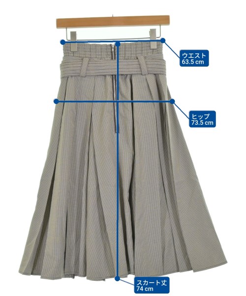 SNIDEL（スナイデル）ロング・マキシ丈スカート 茶 サイズ:0(S位) レディース/2200679054030