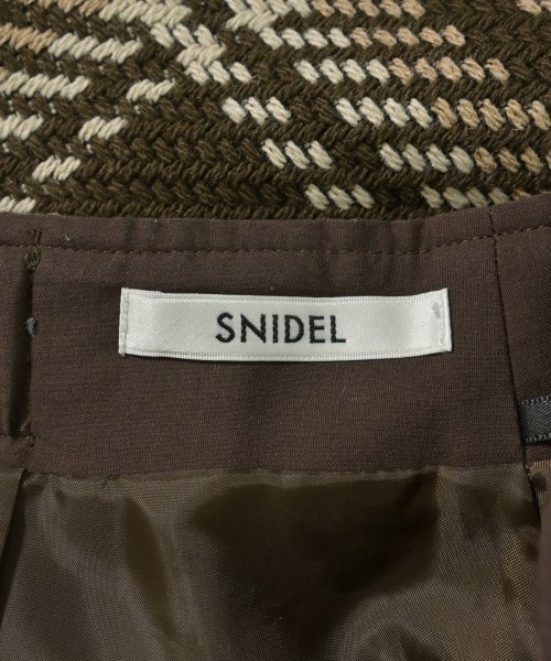 SNIDEL（スナイデル）ひざ丈スカート 茶 サイズ:2(L位) レディース/2200670360055