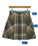 SNIDEL（スナイデル）ひざ丈スカート 茶 サイズ:2(L位) レディース/2200670360055