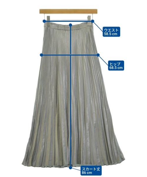 SNIDEL（スナイデル）ロング・マキシ丈スカート グレー サイズ:0(S位) レディース/2200670360062