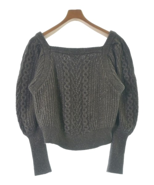 SNIDEL（スナイデル）ニット・セーター 茶 サイズ:ONE レディース/2200680387080