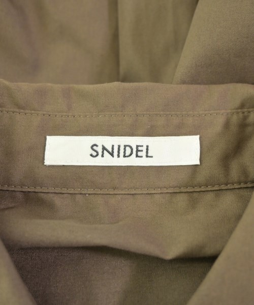 SNIDEL（スナイデル）カジュアルシャツ 茶 サイズ:0(S位) レディース/2200681689121