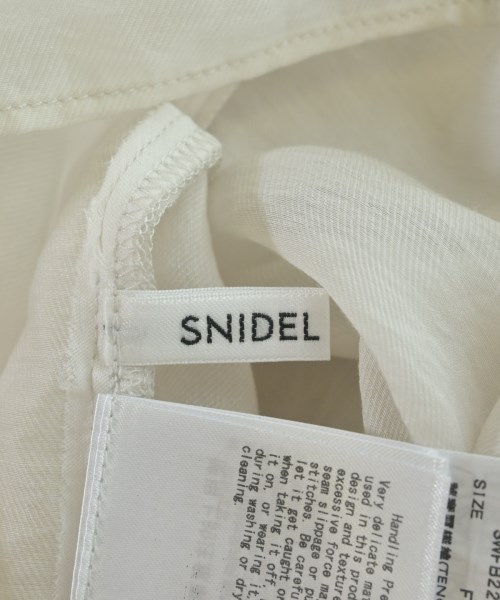 SNIDEL（スナイデル）ブラウス 白 サイズ:F レディース/2200694322060