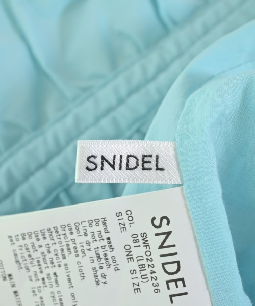 SNIDEL（スナイデル）ワンピース 青 サイズ:F レディース/2200686980056
