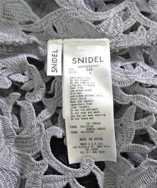 SNIDEL（スナイデル）ワンピース グレー サイズ:1(M位) レディース/2200690026047