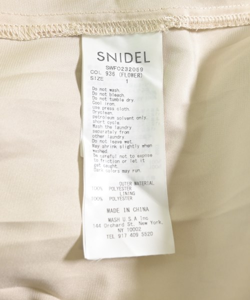 SNIDEL（スナイデル）ワンピース グレー サイズ:1(M位) レディース/2200695338039