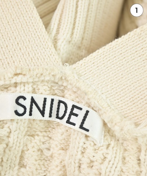 SNIDEL（スナイデル）カーディガン 白 サイズ:F レディース/2200691762012