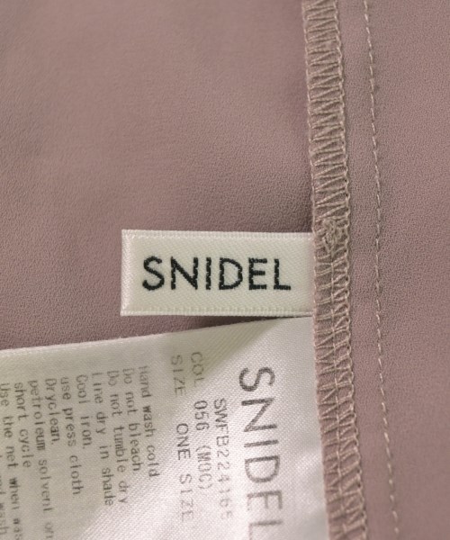 SNIDEL（スナイデル）ブラウス ピンク サイズ:ONE レディース/2200696240041