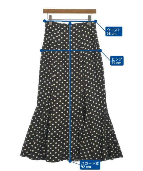 SNIDEL（スナイデル）ロング・マキシ丈スカート 黒 サイズ:1(M位) レディース/2200650337039