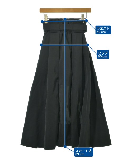 SNIDEL（スナイデル）ロング・マキシ丈スカート 黒 サイズ:0(S位) レディース/2200657189037