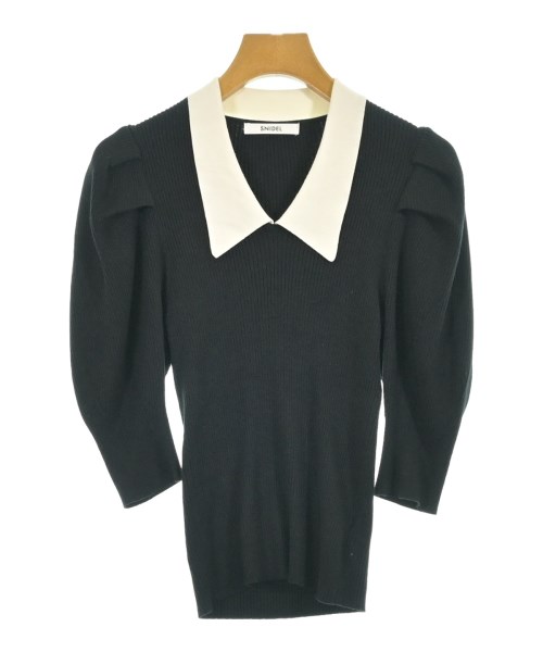 SNIDEL(スナイデル)ニット・セーター 黒 サイズ:F/2200655919025