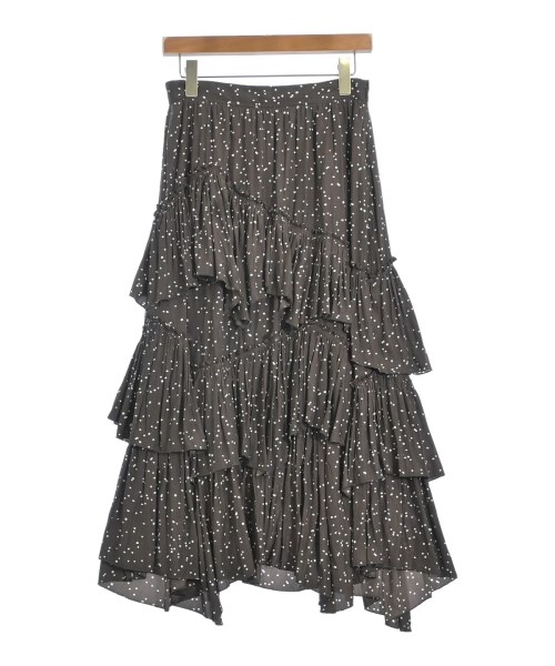 SNIDEL(スナイデル)ロング・マキシ丈スカート 茶 サイズ:1(M位)/2200660443072