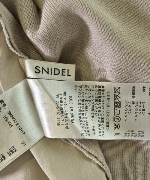SNIDEL（スナイデル）ワンピース ベージュ サイズ:ONE レディース/2200711859067