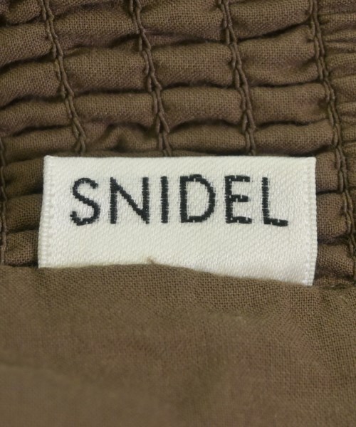 SNIDEL（スナイデル）ワンピース 茶 サイズ:1(M位) レディース/2200713641127
