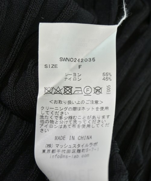 SNIDEL（スナイデル）ワンピース 黒 サイズ:F レディース/2200711781078