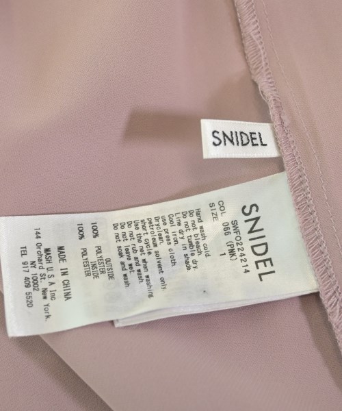 SNIDEL（スナイデル）ワンピース ピンク サイズ:1(M位) レディース/2200714352176