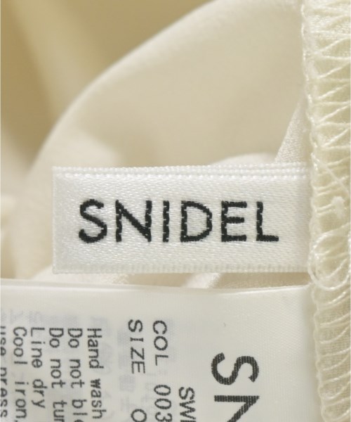 SNIDEL（スナイデル）ブラウス 白 サイズ:ONE レディース/2200712837019
