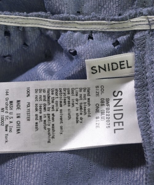 SNIDEL（スナイデル）ブラウス 紫 サイズ:ONE レディース/2200712376044
