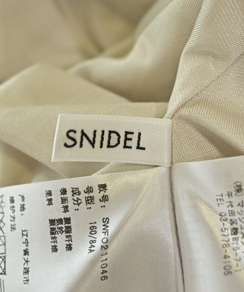 SNIDEL（スナイデル）ワンピース 白 サイズ:1(M位) レディース/2200712376211