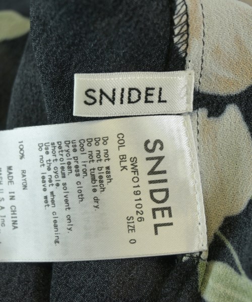 SNIDEL（スナイデル）ワンピース 黒 サイズ:0(S位) レディース/2200716060581