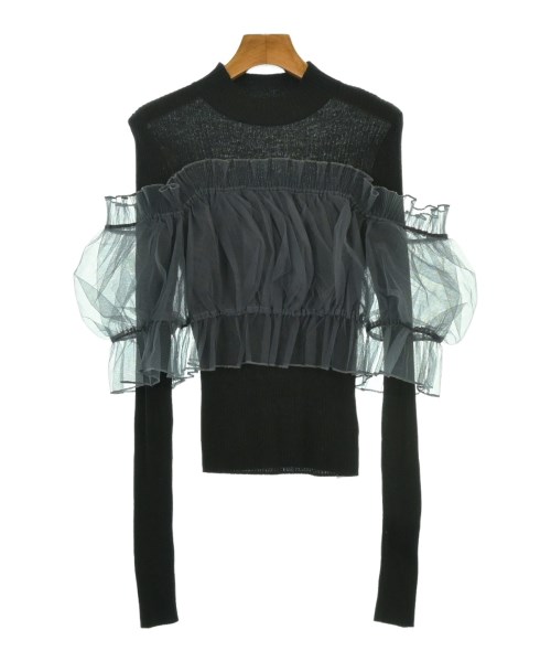 SNIDEL(スナイデル)ニット・セーター 黒 サイズ:F/2200645751079