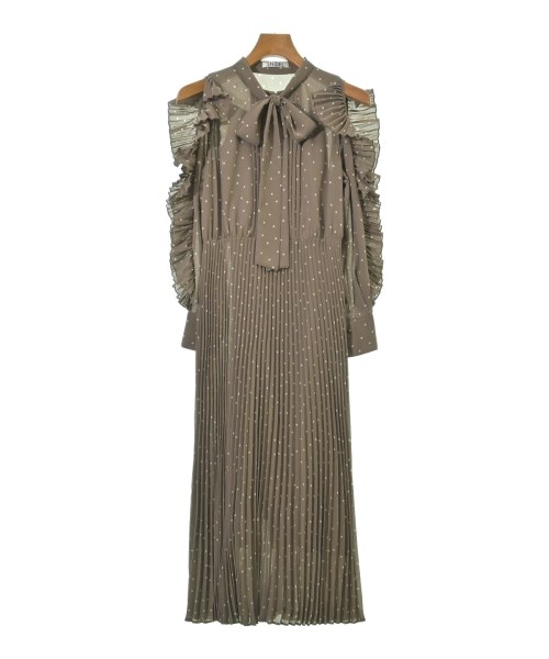 SNIDEL(スナイデル)ワンピース 茶 サイズ:1(M位)/2200636933019