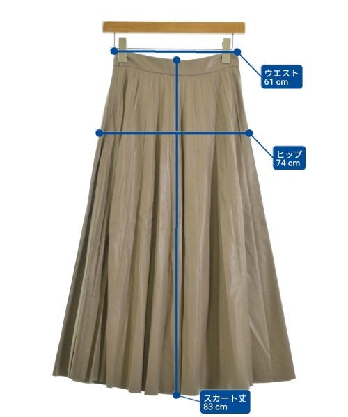 SNIDEL（スナイデル）ロング・マキシ丈スカート ベージュ サイズ:0(S位) レディース/2200637209038