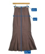 SNIDEL（スナイデル）ロング・マキシ丈スカート 茶 サイズ:00(XS位) レディース/2200613464048