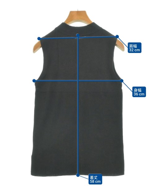 SNIDEL（スナイデル）ベスト/ノースリーブ 黒 サイズ:ONE レディース/2200637648134