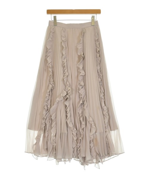 SNIDEL(スナイデル)ロング・マキシ丈スカート ベージュ サイズ:1(M位)/2200648309031