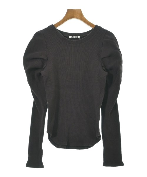 SNIDEL(スナイデル)Tシャツ・カットソー 茶 サイズ:F/2200646769066