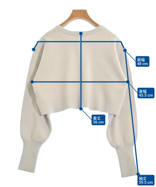 SNIDEL（スナイデル）ニット・セーター グレー サイズ:ONE レディース/2200650041011