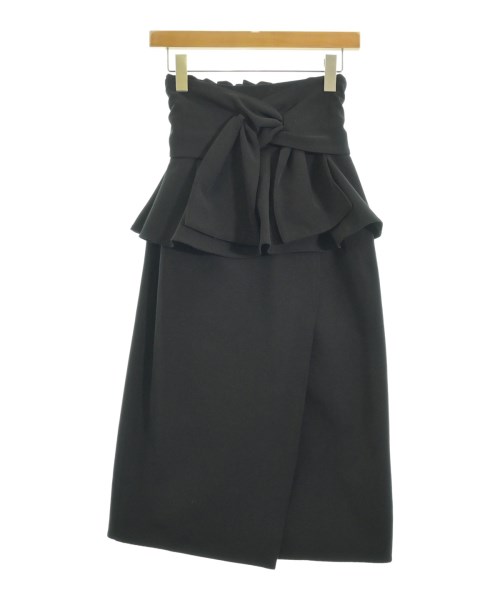 SNIDEL(スナイデル)ロング・マキシ丈スカート 黒 サイズ:0(S位)/2200645106060