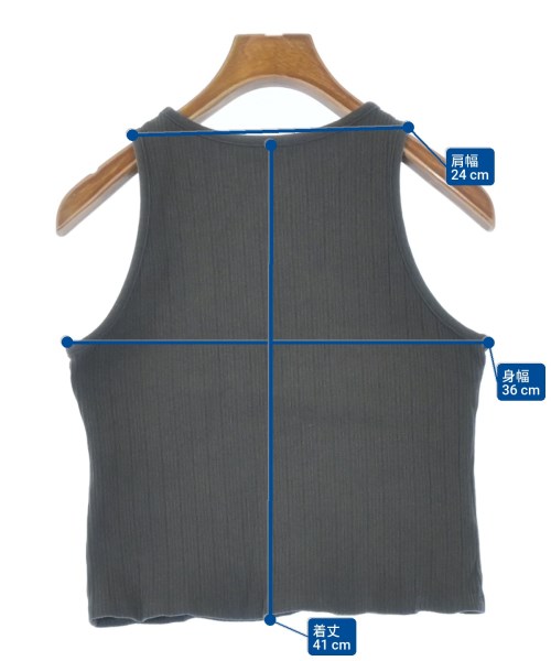 SNIDEL（スナイデル）タンクトップ グレー サイズ:0(S位) レディース/2200644107037