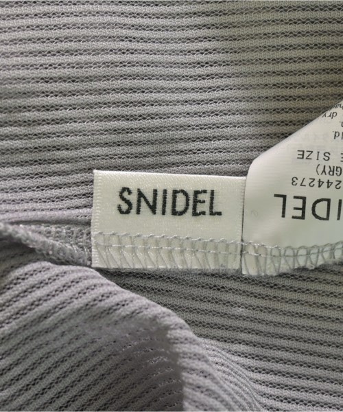 SNIDEL（スナイデル）Tシャツ・カットソー グレー サイズ:F レディース/2200646791074
