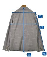 SNIDEL（スナイデル）テーラードジャケット グレー サイズ:1(M位) レディース/2200645918038