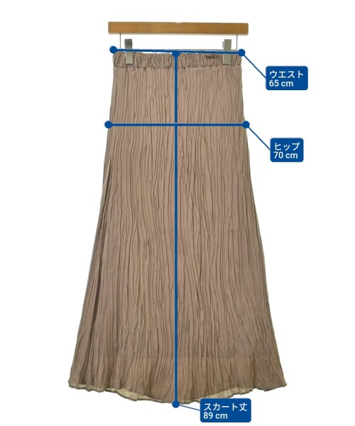 SNIDEL（スナイデル）ロング・マキシ丈スカート ベージュ サイズ:ONE レディース/2200653884028