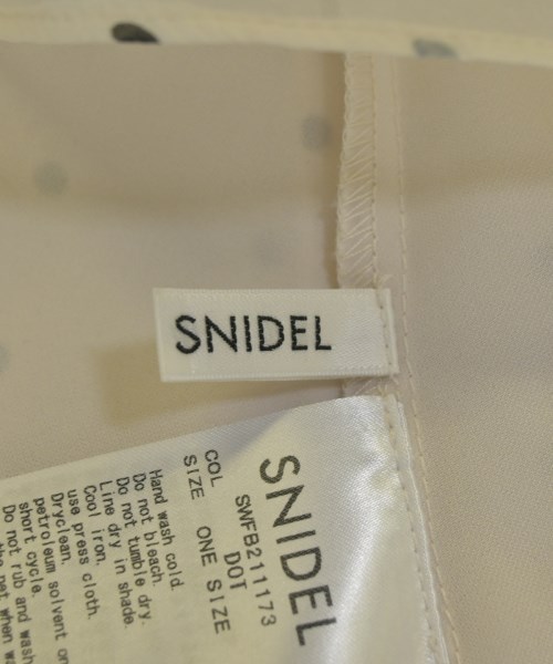SNIDEL（スナイデル）ブラウス 白 サイズ:F レディース/2200702865022